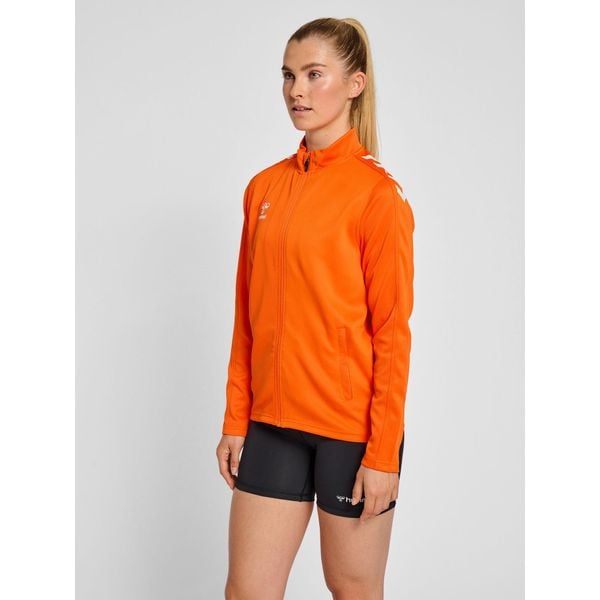 Bluza sportowa damska Hummel half zip Core XK. Brązowe bluzy Hummel, xs, bez wzorów, z dresówki, bez kaptura. Za 183.00 zł.
