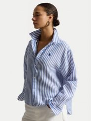 Polo Ralph Lauren Koszula 211935130503 Niebieski jasny Relaxed Fit. Niebieskie koszule Polo Ralph Lauren, xl, bez wzorów, ze lnu, bez kołnierzyka, bez ramiączek. Za 859.99 zł.