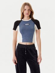 Guess T-Shirt W5YR44 Z2YJ2 Granatowy Regular Fit. Niebieskie t-shirty Guess, s, z aplikacjami, z wiskozy, bez kołnierzyka, bez ramiączek. Za 389.99 zł.