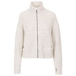 Trespass Prompt - Damski top na co dzień w kolorze złamanej bieli. Białe topy Trespass, bez wzorów, z dzianiny, bez kołnierzyka, bez ramiączek. Za 277.99 zł.