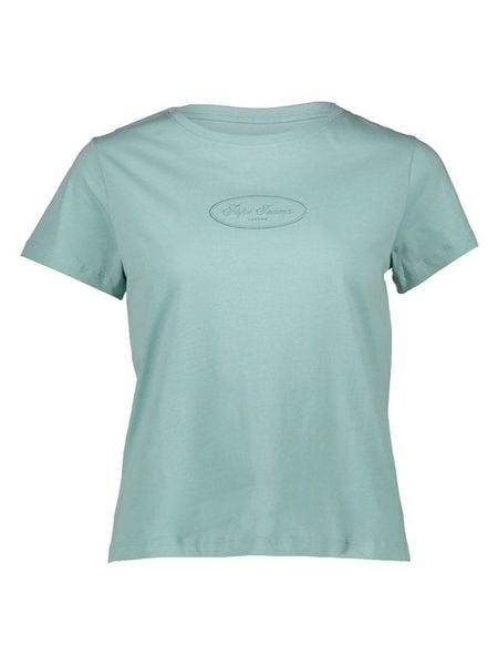 Pepe Jeans Koszulka w kolorze turkusowym rozmiar: M. Niebieskie bluzki Pepe Jeans, m, bez wzorów, z bawełny, bez kołnierzyka, bez ramiączek. Za 85.45 zł.