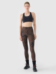 4F Legginsy z wysokim stanem damskie - multikolor L. Legginsy 4f, l, bez wzorów, z dzianiny, z podwyższonym stanem. W wyprzedaży za 59.99 zł.