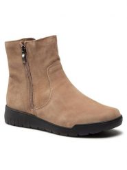 Botki Caprice. Czarne botki Caprice, bez wzorów, bez obcasa, na płaskiej podeszwie, bez zapięcia. Za 589.99 zł.