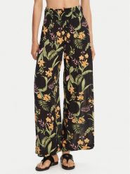 Roxy Spodnie materiałowe Along The Beach ERJX603439 Czarny Regular Fit. Czarne spodnie materiałowe Roxy, xl, bez wzorów, z materiału. Za 149.99 zł.