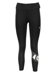Asics Legginsy sportowe w kolorze biało-czarnym rozmiar: M. Czarne legginsy Asics, m, bez wzorów, z materiału, z podwyższonym stanem, outdoorowe. Za 122.45 zł.