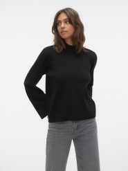 Vero Moda Sweter w kolorze czarnym rozmiar: S. Czarne swetry Vero Moda, s, bez wzorów, bez ramiączek. Za 77.73 zł.