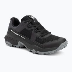 Buty turystyczne damskie Mammut Girun II Low GTX. Czarne trekkingi Mammut, trekkingowe. Za 539.99 zł.