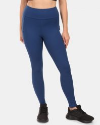 Damskie legginsy sportowe Kilpi ALEXO-W. Niebieskie legginsy sportowe Kilpi, l, bez wzorów, z elastanu, z podwyższonym stanem, do biegania. Za 189.67 zł.