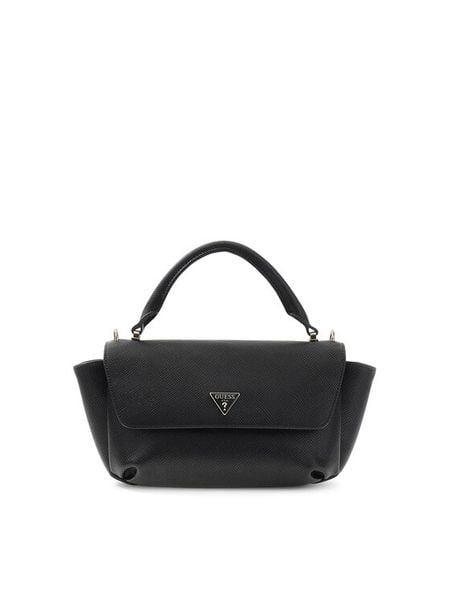 Guess Torebka Gilda HWZG97 47200 Czarny. Czarne listonoszki Guess, z aplikacjami, ze skóry, bez dodatków. Za 489.99 zł.
