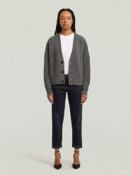 G-Star Dżinsy - Boyfriend fit - w kolorze granatowym rozmiar: W32/L32. Niebieskie jeansy G-Star, l, z aplikacjami, z podwyższonym stanem. Za 299.95 zł.
