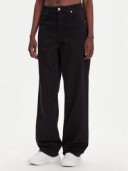 HUGO Jeansy Leni_B 50548982 Czarny Loose Fit. Czarne jeansy Hugo, bez wzorów. Za 479.99 zł.