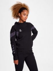 Bluza z kapturem dla kobiet Hummel Travel. Czarne bluzy Hummel, na wiosnę, uniwersalny, bez wzorów, z bawełny, z kapturem. Za 235.50 zł.