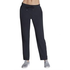 Spodnie sportowe damskie Slip-Ins: GO Walk Uptown Pant. Czarne spodnie dresowe Skechers, m, bez wzorów, z nylonu, trekkingowe. Za 199.99 zł.