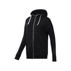 Bluza treningowa damska Reebok Training Essentials Marble. Czarne bluzy Reebok, s, bez wzorów, z kapturem. Za 255.00 zł.