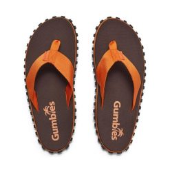 Japonki GUMBIES DUCKBILL FLIP FLOPS. Brązowe klapki Gumbies, bez wzorów, bez obcasa. Za 91.99 zł.