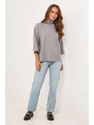 Soft Cashmere Golf w kolorze szarym rozmiar: 38/40. Szare golfy Soft Cashmere, bez wzorów, bez ramiączek. Za 164.02 zł.