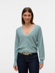 Vero Moda Kardigan w kolorze błękitnym rozmiar: M. Niebieskie kardigany Vero Moda, m, bez wzorów, z wiskozy. Za 96.95 zł.