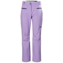 Spodnie narciarskie dla kobiet Helly Hansen Bellissimo 2. Fioletowe spodnie narciarskie Helly Hansen, bez wzorów, narciarskie. Za 806.50 zł.