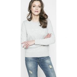 Calvin Klein Jeans - Bluza. Szare bluzy Calvin Klein Jeans, l, z aplikacjami, z bawełny, bez kaptura. W wyprzedaży za 269.90 zł.