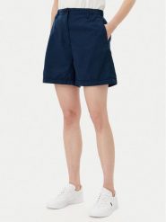 Tommy Hilfiger Szorty materiałowe WW0WW44762 Granatowy Regular Fit. Niebieskie szorty TOMMY HILFIGER, bez wzorów, z bawełny. Za 309.99 zł.