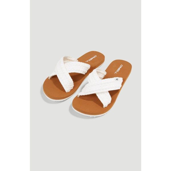 Klapki sportowe damskie O'neill DITSY BLOOM™ SLIDES. Białe klapki O'Neill, bez wzorów, bez obcasa. Za 314.47 zł.