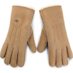 Rękawiczki Damskie EMU AUSTRALIA - Beech Forest Gloves Chestnut. Brązowe rękawiczki EMU Australia, bez wzorów, ze skóry. W wyprzedaży za 199.00 zł.