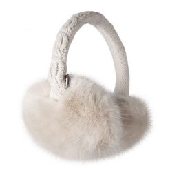 Czapka z futra Barts. Białe czapki Barts, bez wzorów. Za 212.50 zł.