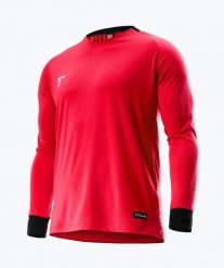 Bluza bramkarska do piłki nożnej T1tan. Czerwone bluzy T1TAN, s, bez wzorów, z materiału, bez kaptura. Za 199.99 zł.