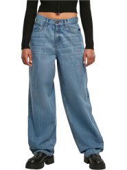 Urban Classics Dżinsy - Comfort fit - w kolorze niebieskim rozmiar: W33. Niebieskie jeansy Urban Classics, z aplikacjami, z podwyższonym stanem. Za 132.05 zł.