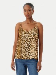 LOLA CASADEMUNT Top LS2615011 Brązowy Regular Fit. Brązowe topy LOLA CASADEMUNT, l, bez wzorów, bez kołnierzyka, bez ramiączek. Za 294.99 zł.