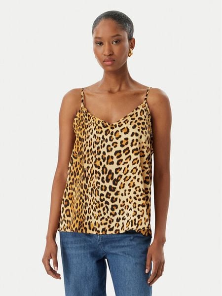 LOLA CASADEMUNT Top LS2615011 Brązowy Regular Fit. Brązowe topy LOLA CASADEMUNT, l, bez wzorów, bez kołnierzyka, bez ramiączek. Za 181.99 zł.