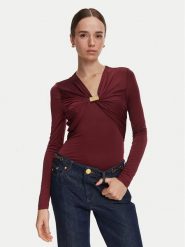 Marciano Guess Bluzka G6YP05 K5118 Bordowy Regular Fit. Czerwone bluzki Marciano Guess, l, z aplikacjami, z syntetyku, bez kołnierzyka, bez ramiączek. Za 519.99 zł.