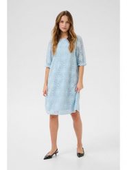 CULTURE Sukienka w kolorze błękitnym rozmiar: XL. Niebieskie sukienki Culture, xl, bez wzorów, bez kołnierzyka, bez ramiączek, midi. Za 148.96 zł.
