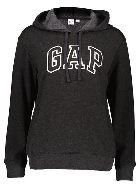 GAP Bluza w kolorze antracytowym rozmiar: L. Czarne bluzy GAP, l, bez wzorów, z kapturem. Za 107.95 zł.
