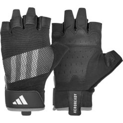 Rękawice treningowe Performance. Szare rękawiczki Adidas, bez wzorów, sportowe. Za 101.99 zł.