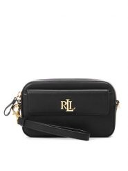Lauren Ralph Lauren Torebka Marcy 432934353001 Czarny. Czarne listonoszki Lauren Ralph Lauren, bez wzorów, ze skóry, bez dodatków. Za 899.99 zł.