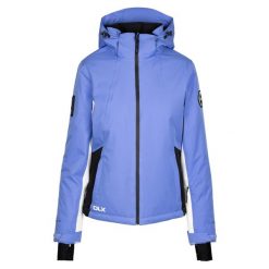 Damska Kurtka Narciarska Dolores DLX. Niebieskie kurtki narciarskie Trespass, xl, bez wzorów, bez kaptura, narciarskie. Za 530.99 zł.
