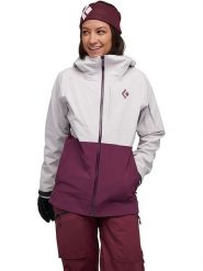 Black Diamond Kurtka hardshellowa "Recon" w kolorze jagodowo-białym rozmiar: M. Białe kurtki sportowe Black Diamond, m, bez wzorów, bez kaptura, outdoorowe. Za 838.53 zł.