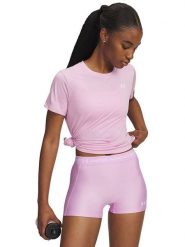 Under Armour Koszulka sportowa "Twist" w kolorze fioletowym rozmiar: S. Różowe koszulki sportowe Under Armour, bez wzorów, z materiału, bez ramiączek, outdoorowe. Za 69.95 zł.