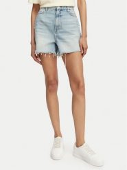 BOSS Szorty jeansowe 50558697 Niebieski jasny Regular Fit. Niebieskie szorty Boss, bez wzorów, z bawełny. Za 399.99 zł.