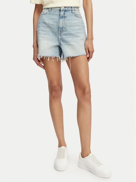 BOSS Szorty jeansowe 50558697 Niebieski jasny Regular Fit. Niebieskie szorty Boss, bez wzorów, z bawełny. Za 246.99 zł.