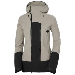 Damska kurtka narciarska Helly Hansen Odin BC Infinity Shell Jkt. Brązowe kurtki narciarskie Helly Hansen, bez wzorów, bez kaptura, narciarskie. W wyprzedaży za 2,379.50 zł.