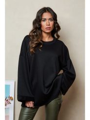 Joséfine Bluza "Ponan" w kolorze czarnym rozmiar: M. Czarne bluzy Joséfine, m, bez wzorów, bez kaptura. Za 101.23 zł.
