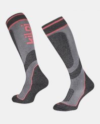 Skarpety narciarskie unisex Kilpi ANXO-U. Szare skarpety Kilpi, bez wzorów, z dzianiny. Za 113.50 zł.