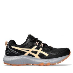 Buty do biegania Asics. Czarne obuwie sportowe Asics, bez zapięcia, do biegania. Za 309.99 zł.