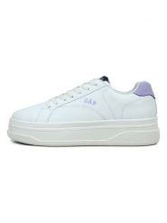GAP Sneakersy "Paradise II" w kolorze biało-fioletowym rozmiar: 38. Białe trampki GAP, bez wzorów, bez zapięcia. Za 162.87 zł.