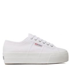 Superga. Białe trampki Superga, bez wzorów, bez zapięcia. Za 189.99 zł.