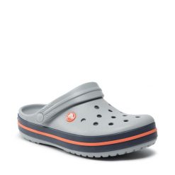Klapki Crocs. Szare klapki Crocs, bez wzorów, bez obcasa. Za 209.99 zł.