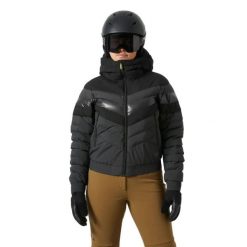 Damska kurtka narciarska Helly Hansen Imperial. Czarne kurtki narciarskie Helly Hansen, l, bez wzorów, z materiału, bez kaptura, narciarskie. Za 1,119.20 zł.