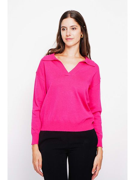 ASSUILI Sweter w kolorze różowym rozmiar: 40. Różowe swetry Assuili, bez wzorów, bez ramiączek. Za 113.99 zł.